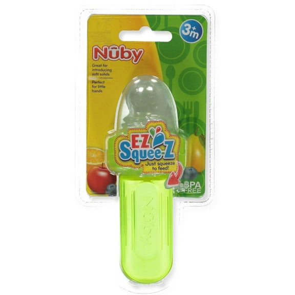 Nuby Baby E-Z Squee-Z Squeeze Feeder Color: lime Size: one size