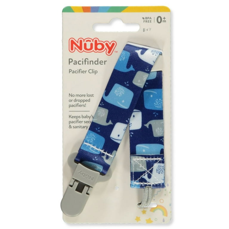 Navy Pacifier Clip Navy Pacifier Clip