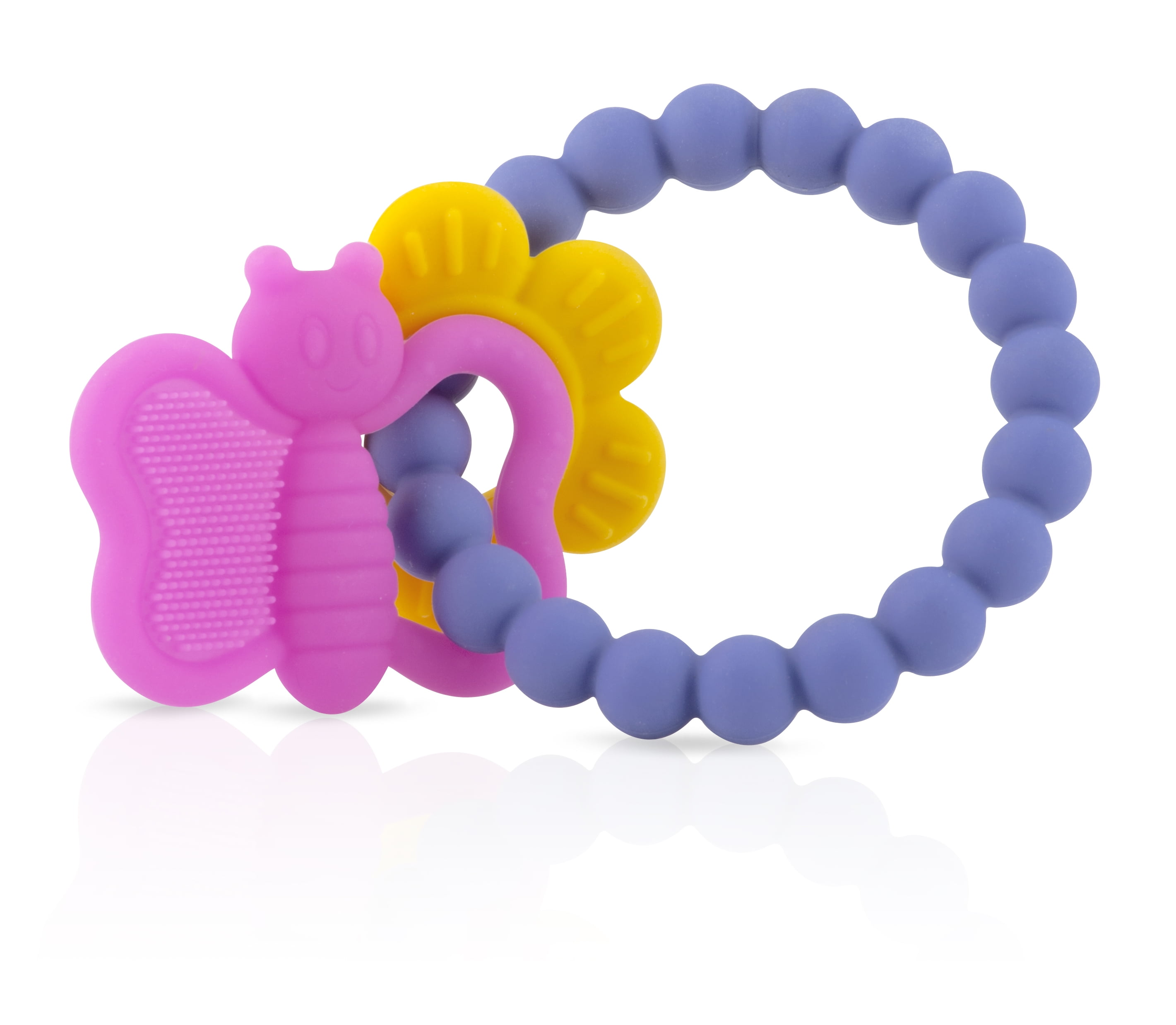 BlueTextured Silicone Fish Teether - Eco Baby Boutique