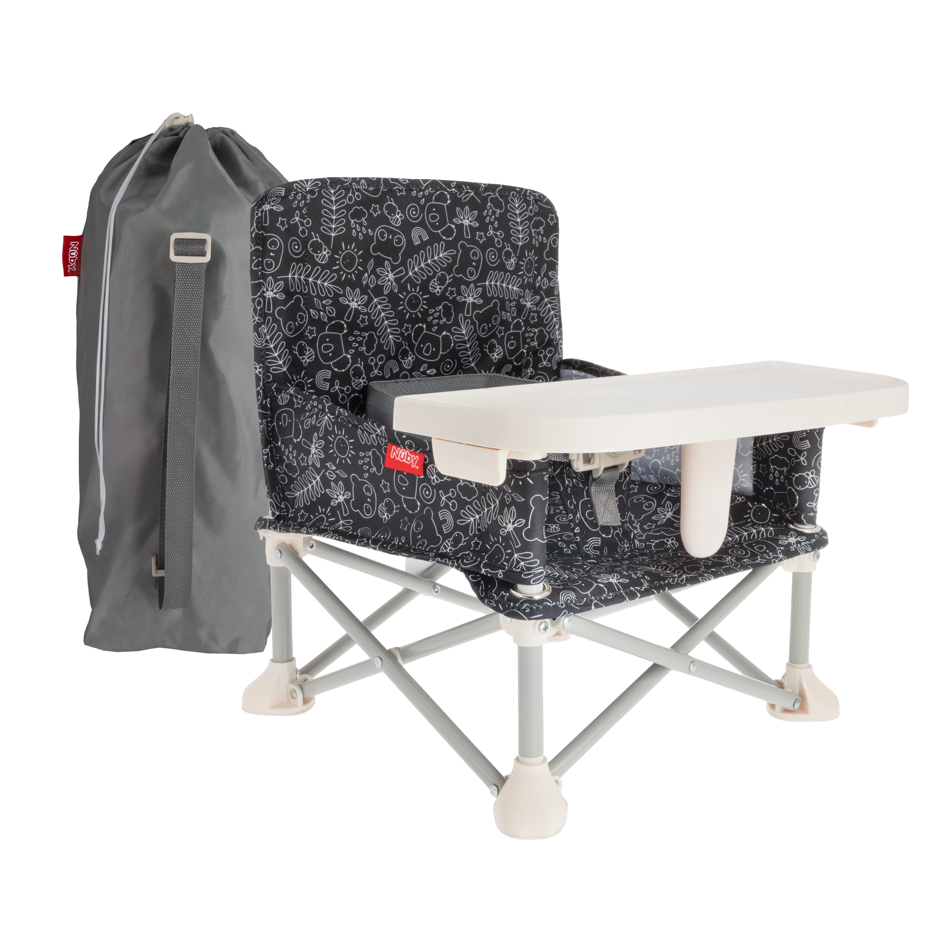 Travel High Chair Nuby Pop-Up Booster Seat Portable High Chair