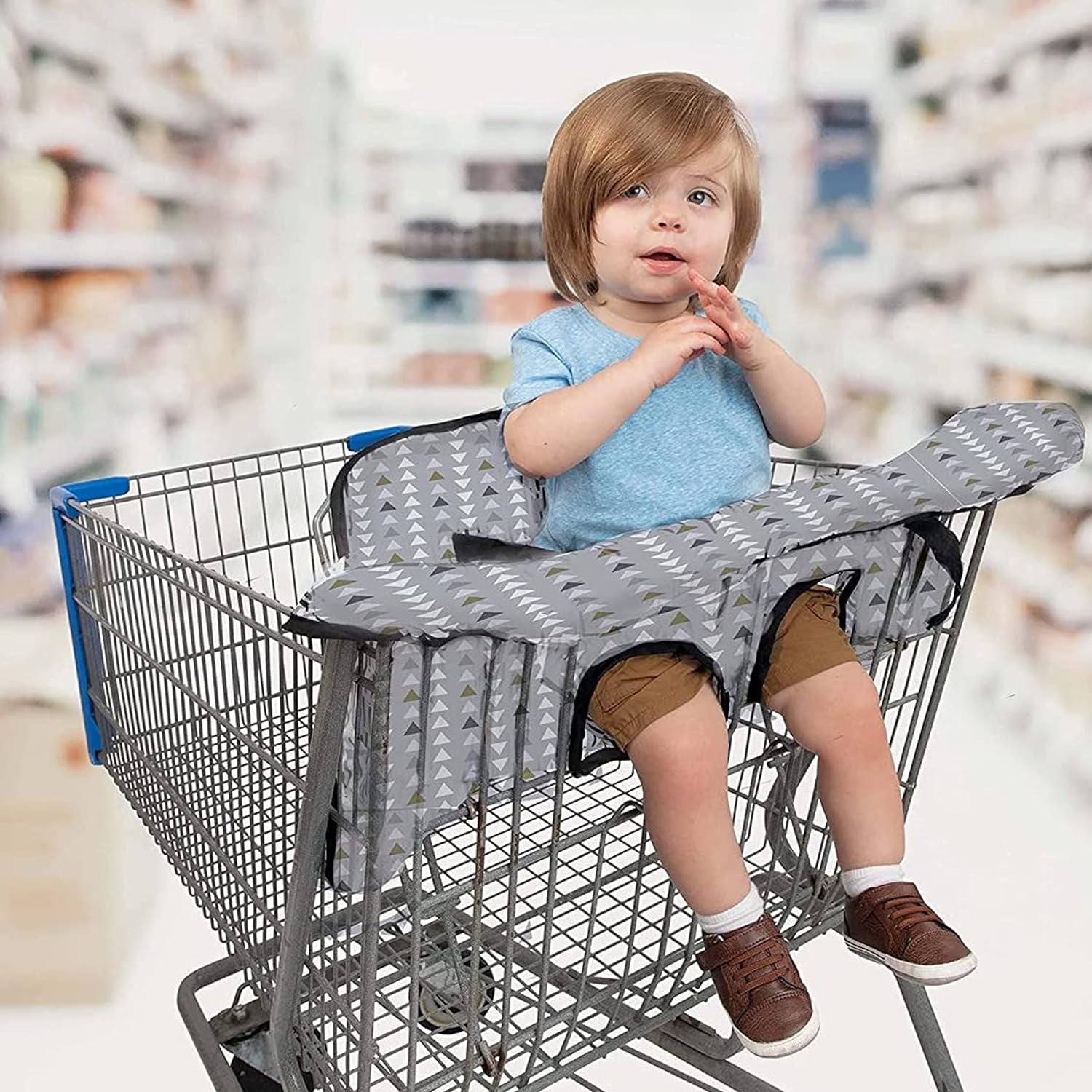 Nuby Easy to Use and Hygienic OnTheGo Shopping Cart and Highchair