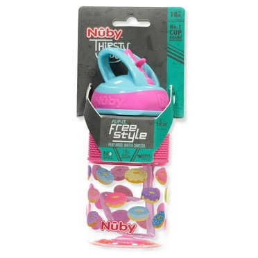 Nuby Flip-It Sipper Cup (12 Oz.) - pink multi, one size