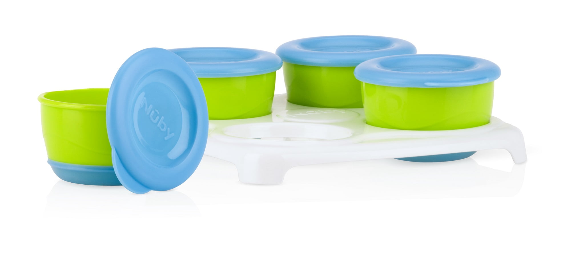 WeeSprout Baby Food Containers - Small 4 oz Containers with Lids