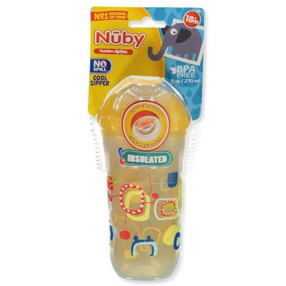 Nuby Insulated Sipper Cup (9 oz.) - yellow, one size