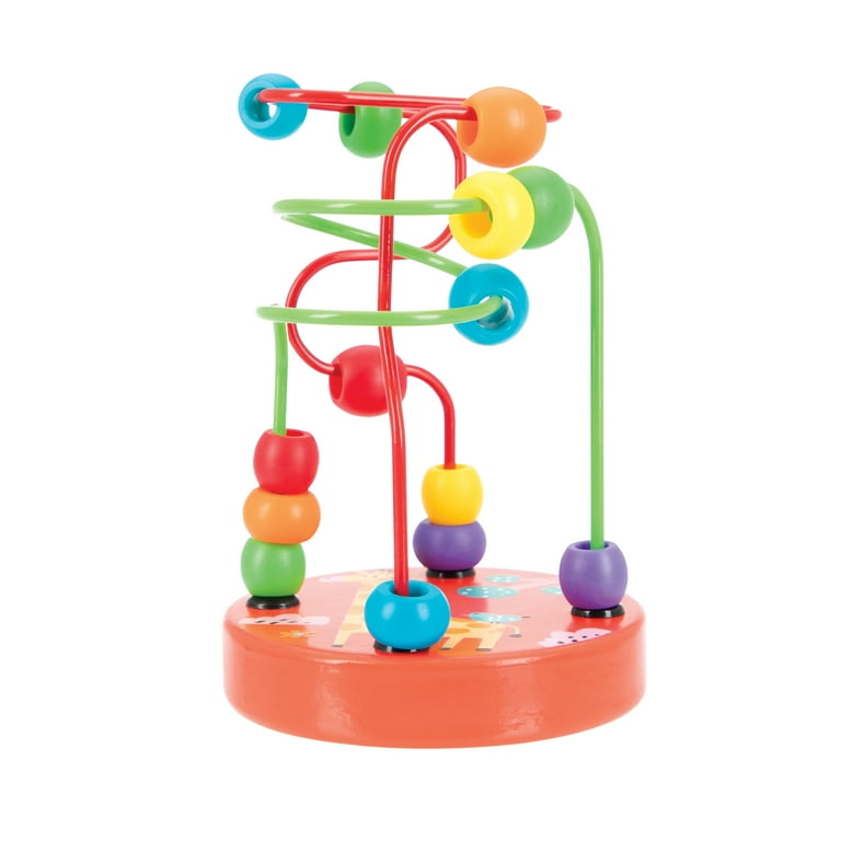 Wooden bead toy baby sale