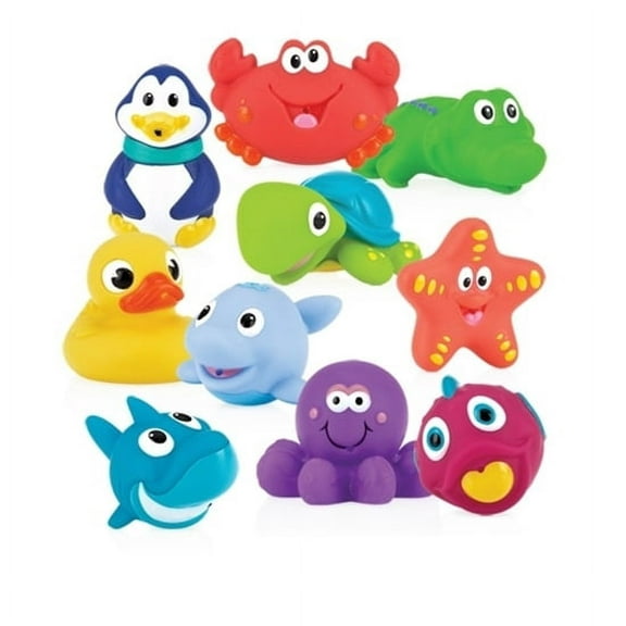 Nuby Little Squirts Bath Squirts, 10 Pack