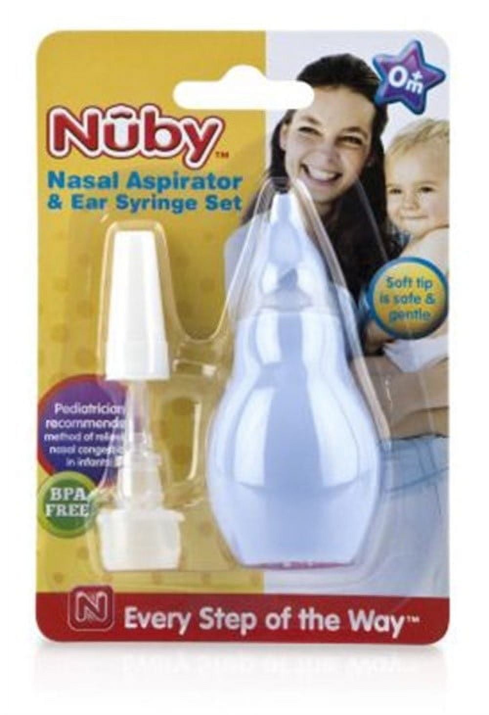 Nuby Medical Nasal Aspirator & Ear Syringe Set - Walmart.com