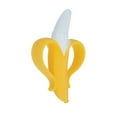 thumbnail image 1 of Nuby NanaNubs Banana Massaging Toothbrush for Baby, 1 of 10