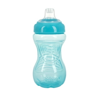  Bunnytoo Baby Sippy Cup with Weighted Straw - Ideal for 1+ Year  Old and Transitioning Infants 6-12 Months - Spill-Proof and Easy to Hold  with Handle - 8oz (Blue) : Baby