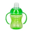 thumbnail image 1 of Nuby No-Spill Grip N' Sip Green Soft Spout Sippy Cup, 8 fl oz, 1 of 8