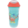 thumbnail image 1 of Nuby No-Spill Insulated Cool Sipper, 9 Ounce, Aqua, 1 of 2