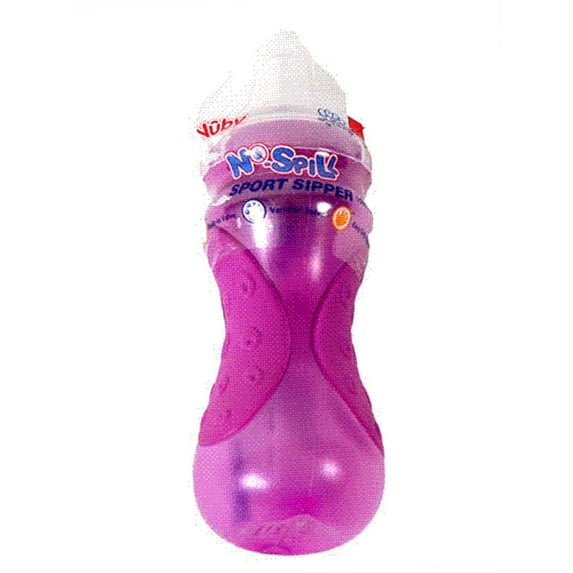 Nuby No-Spill Sports Sipper (10 oz.) Color: purple Size: one size