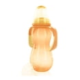 thumbnail image 1 of Nuby Non-Drip Standard Neck Bottle (11 oz.) Color: orange Size: one size, 1 of 1