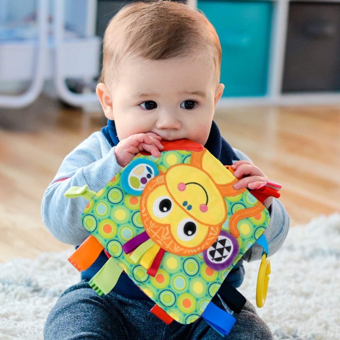 Character Teether Nuby Owl, Koala, Monkey, Elephant Character Teether Blankets - Walmart.com