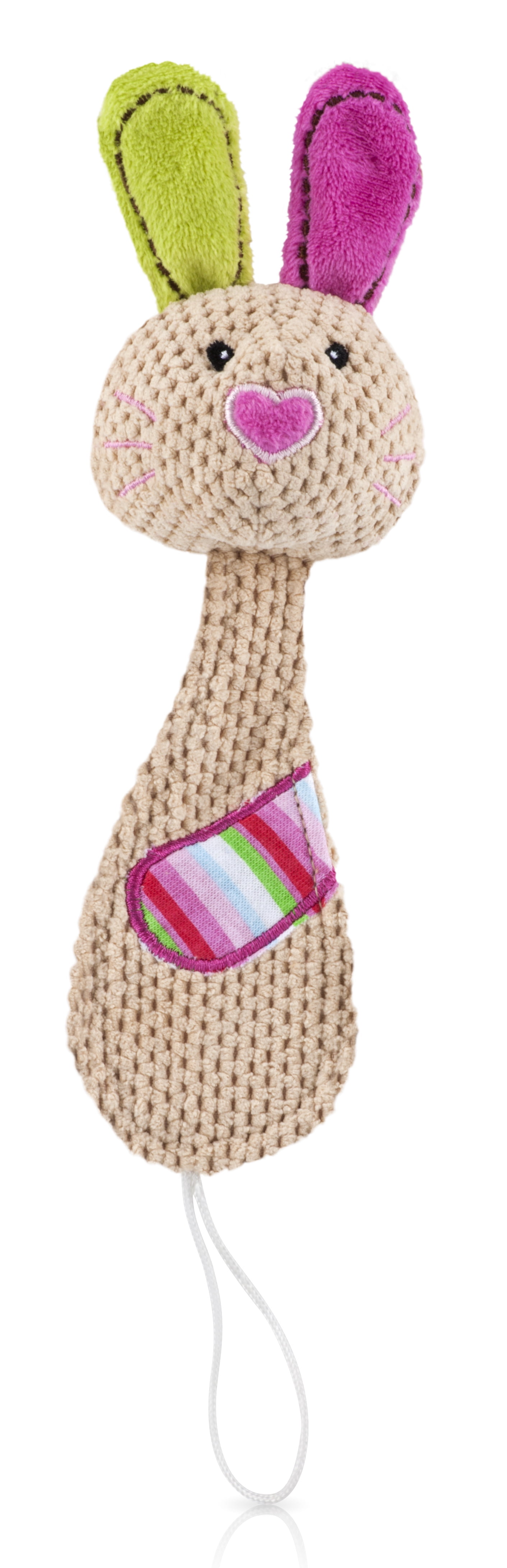 Nuby Plush Pacifinder Pacifier Clip 1 Count (Characters May Vary