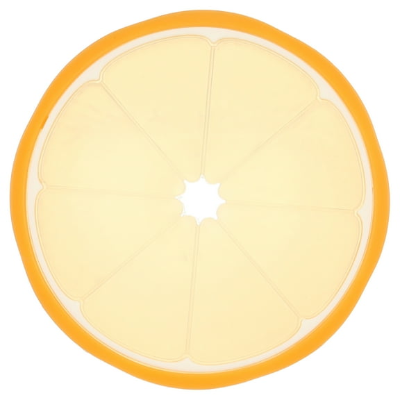 Nuby Silicone Teether for Babies, Orange Fruit Slice Infant Teething Toy