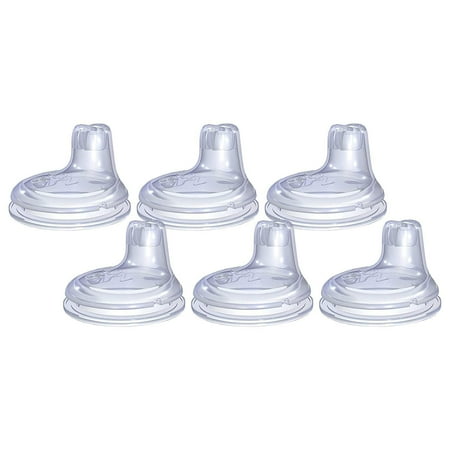 Nuby Sippy Gripper Cup Replacement Spouts - 6 Count