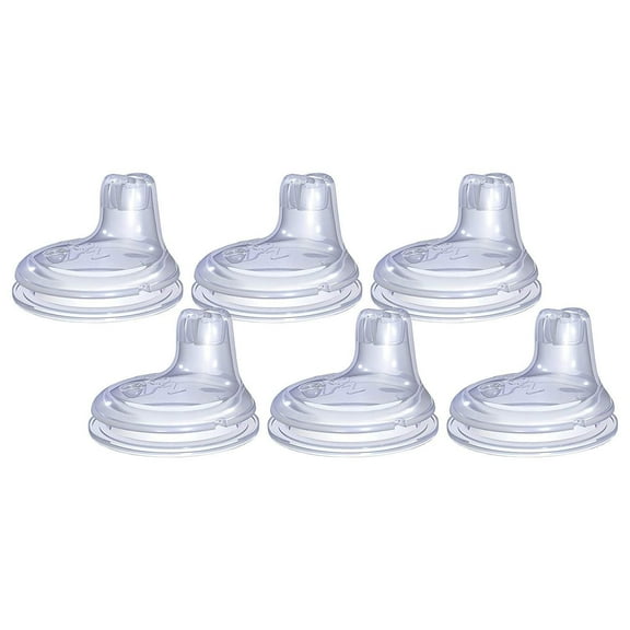 Nuby Sippy Gripper Cup Replacement Spouts - 6 Count