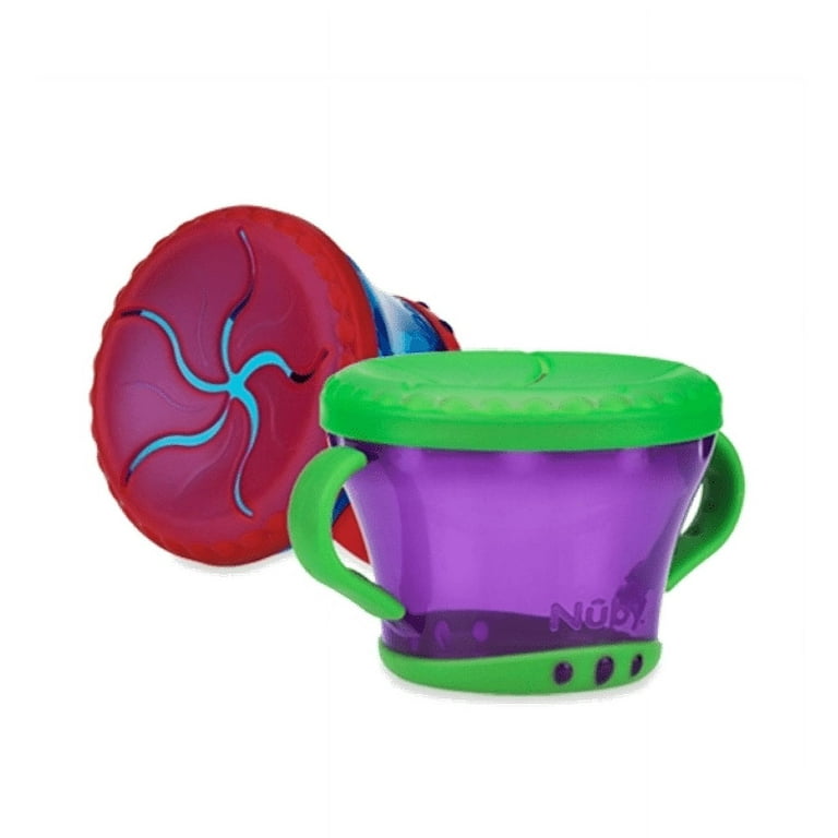 Nuby Snack Keeper Snack Cup, Colors May Vary, 2 pack 