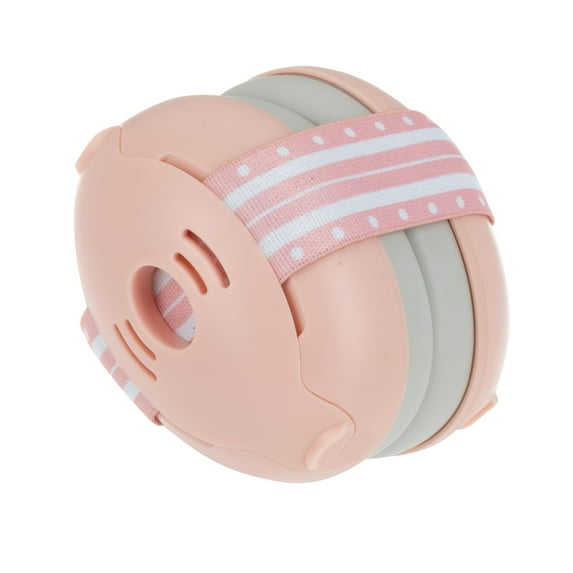 Nuby Soft Sounds Adjustable Earmuffs for Babies, Pink