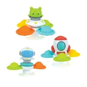 Nuby Space Fidget Pop Spinner Toys for Babies and Toddlers, 3 Pack