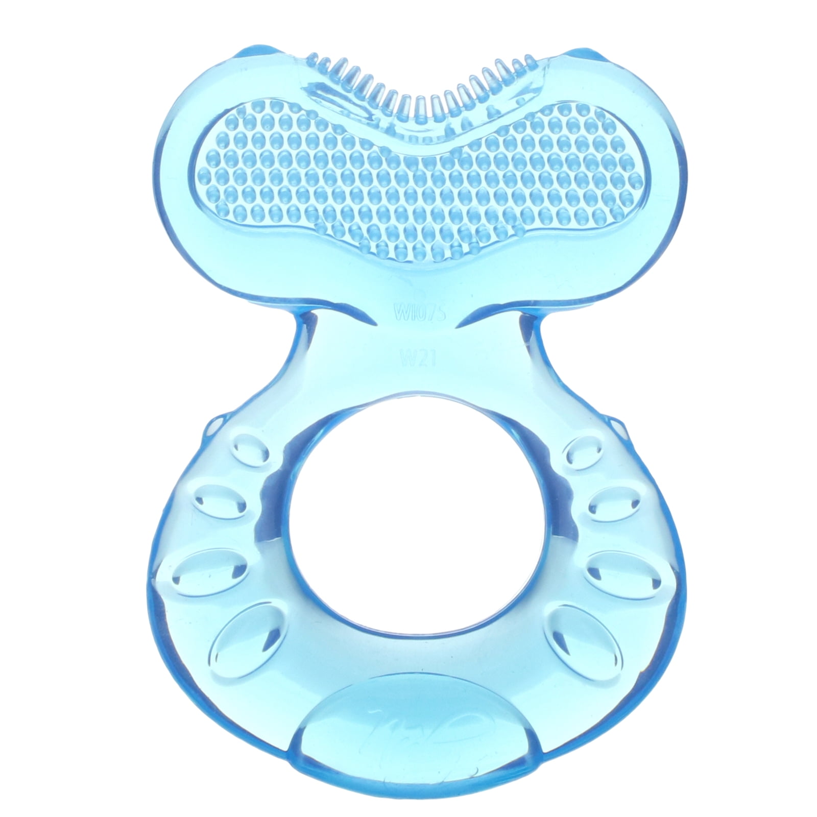Nuby Teethe-eez Silicone Blue Teether with Case