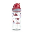 thumbnail image 1 of Nuby Thirsty Kids 12oz Flip-it Boost Cup, Red Triangles, 1 of 3