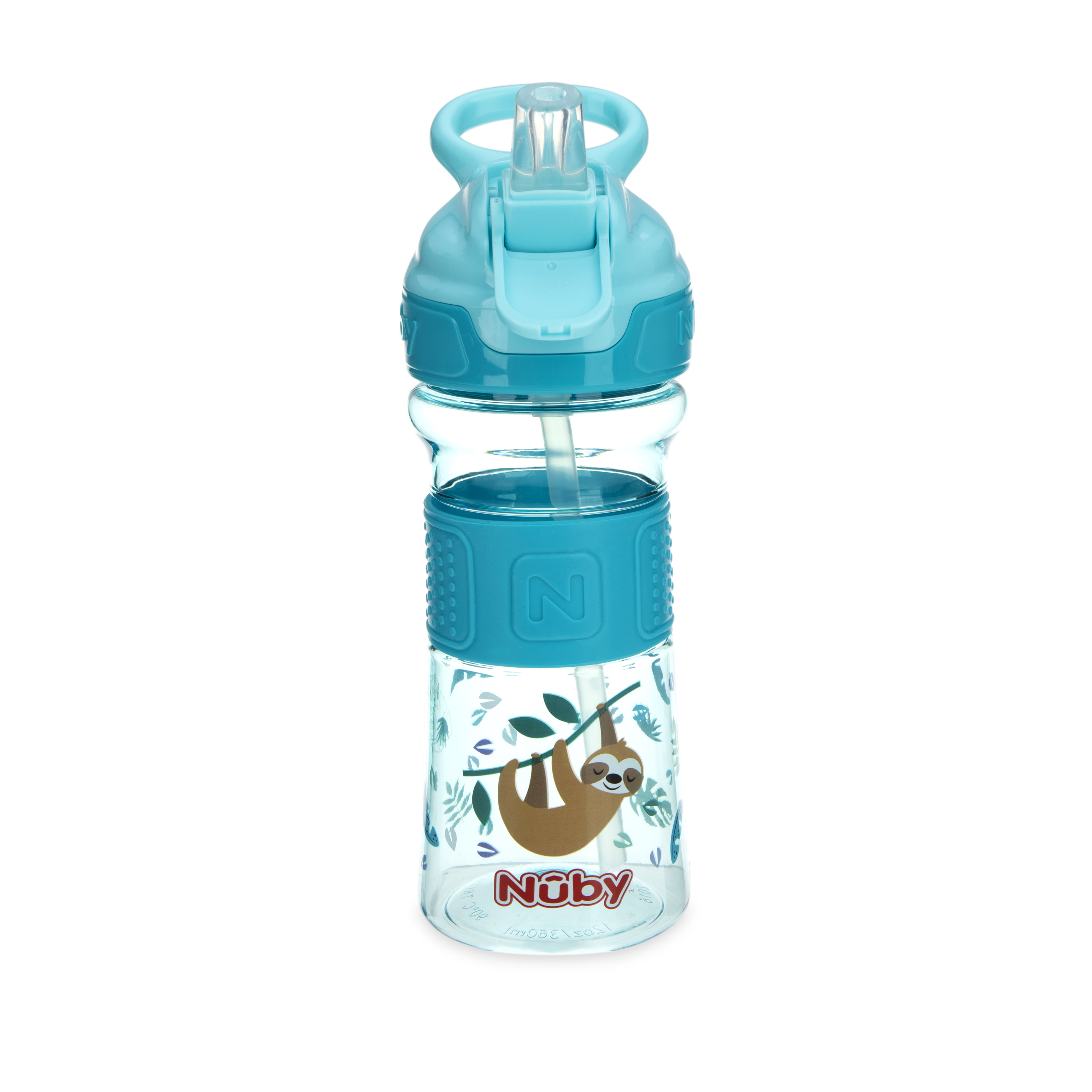 Nuby Flip-it Kids On-The-Go Printed Water Bottle with Bite Proof Hard Straw  - 12oz / 360 ml, 18+ Mon…See more Nuby Flip-it Kids On-The-Go Printed