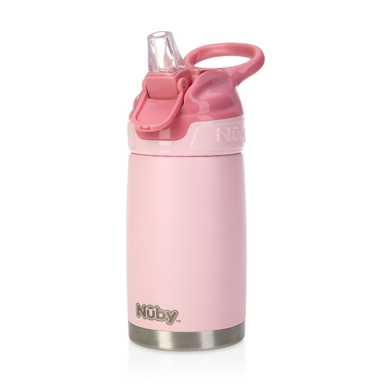 Nuby Thirsty Kids No Spill Flip-It Reflex Stainless Steel