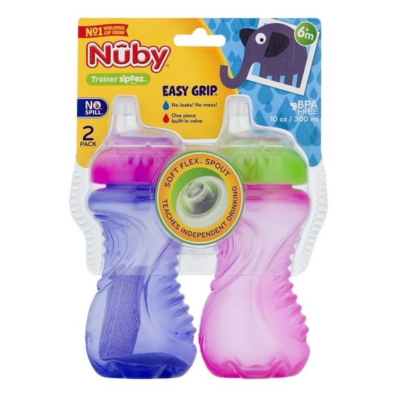 Nuby Trainer Sipeez 6+m, 2.0 PACK