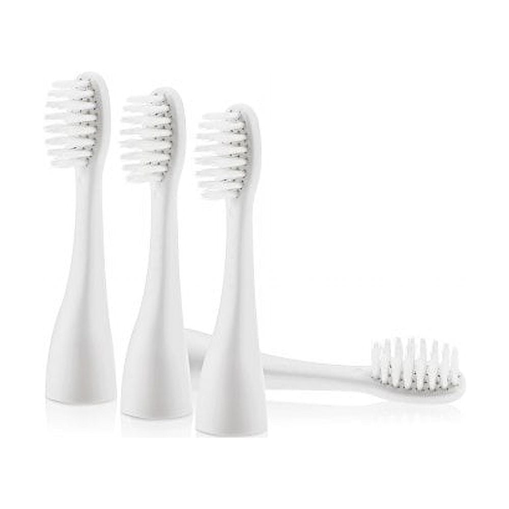 Nuby Vibrating Toothbrush Replacement Heads, Pack of 4