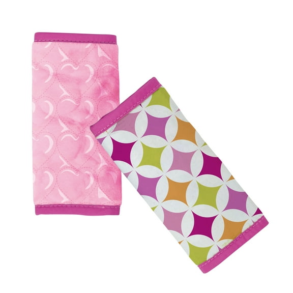 Nuby quilted reversible strap cover pink