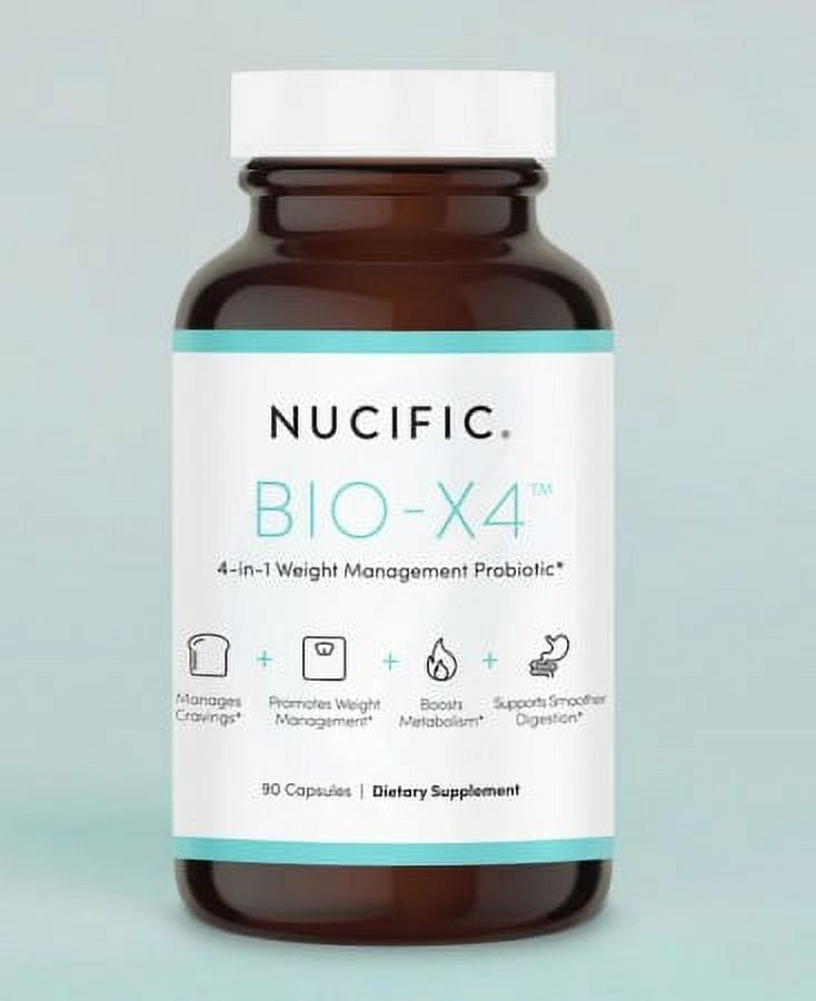 Nucific® Bio X4 4 In 1 Weight Management Probiotic Supplement 90 Count