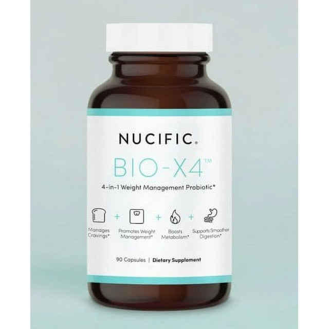 Nucific® BioX4 4in1 Weight Management Probiotic Supplement, 90 Count