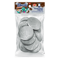 thumbnail image 1 of Nucita Chocolate Silver Coins Bag, 2.4 oz, Pack of 36, 1 of 5
