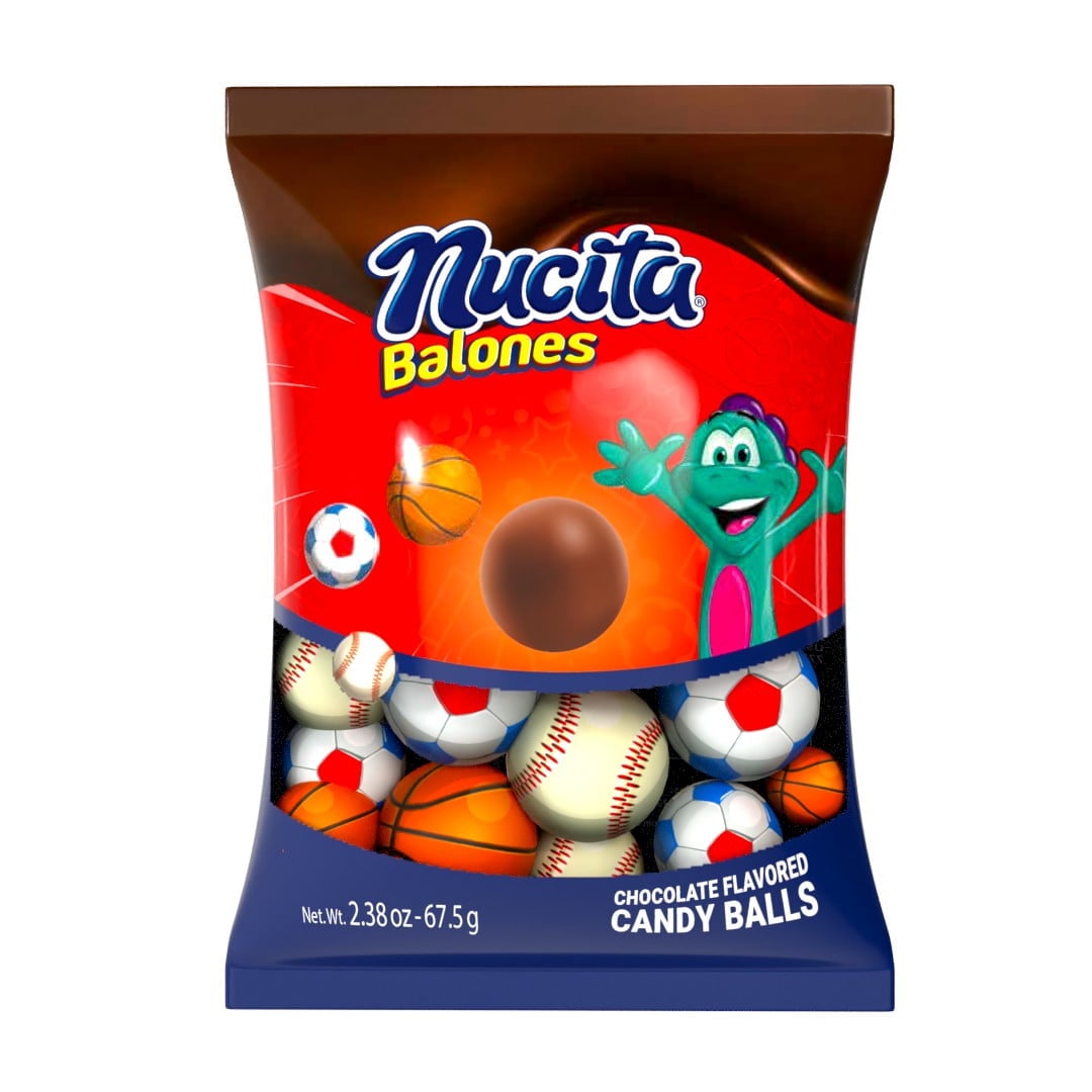 Nucita Chocolate Sport Balls Bag, 2.38 oz, Pack of 1