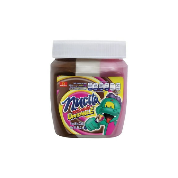 Nucita Tri-Sabor Spreadable Jar - 12.35 oz - Chocolate, Vanilla Strawberry Spread 1 pack