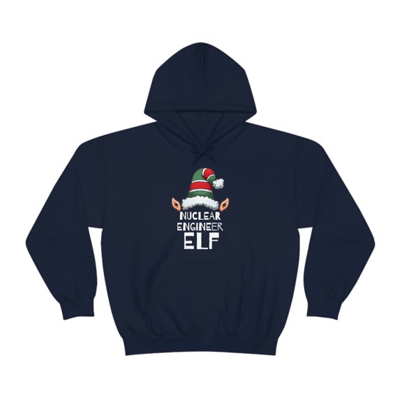 Nuclear Engineer Elf Unisex Hoodie, S-5XL Christmas Engineering Elves