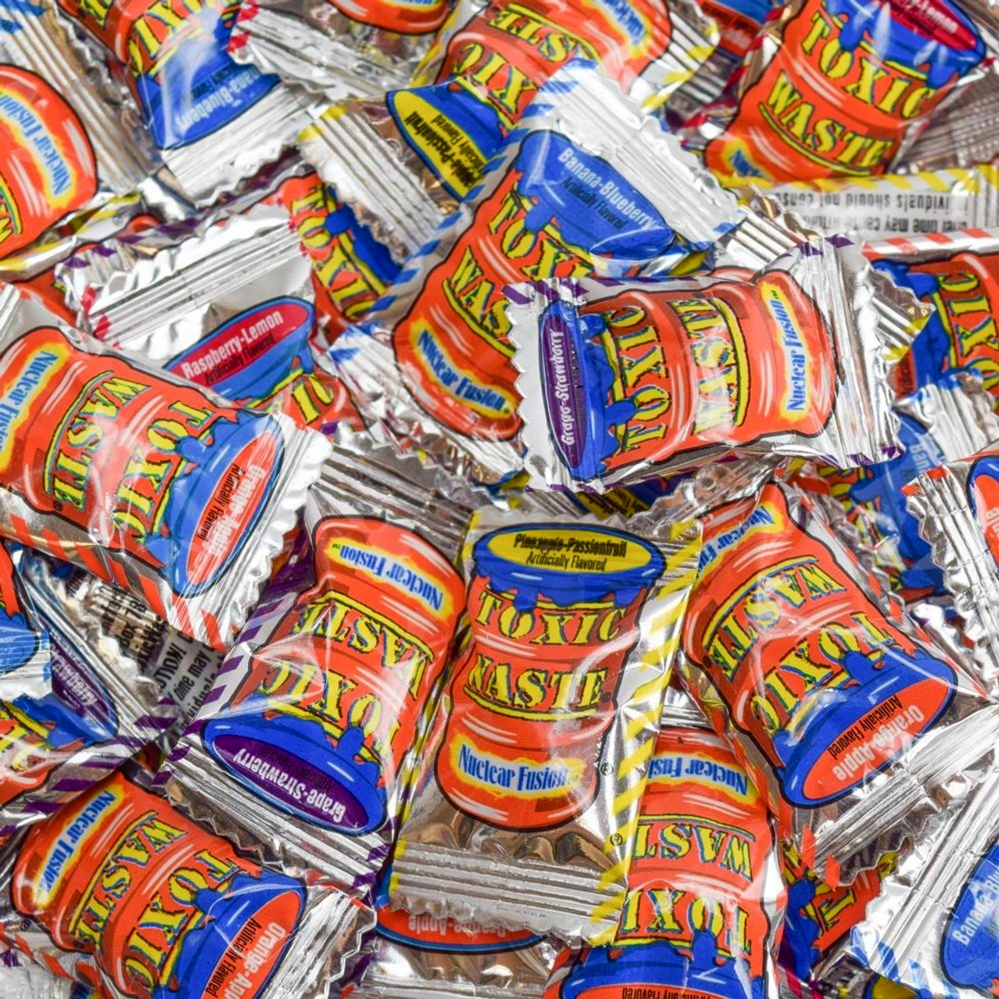 Nuclear Fusion Toxic Waste Candy Bulk 1LB Bag of Super Sour Candy