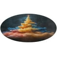 thumbnail image 1 of Nuclear Mushroom Cloud Washable Round Rug -Circle Area Rugs for Nursery Bedroom, Vintage Non Slip Non Shedding Low Pile Carpet for Living Room Coffee Table Entryway, 1 of 6