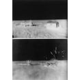 thumbnail image 1 of Nuclear 'Operation Cue' Tested Structures' Ability To Survive Atomic Bombs. Bottom Image Shows A Disintegrating Shed Beside Liquefied Petroleum Tank As Blast Wave Hits. April 4 History (18 x 24), 1 of 1