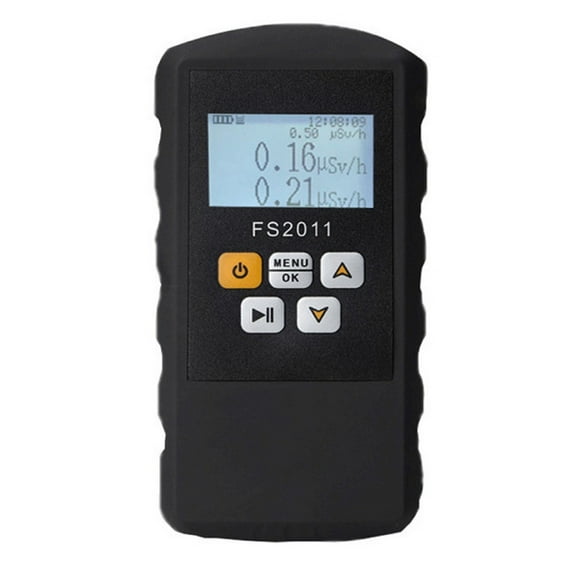 Nuclear Radiation Detector FS2011, for Energy Compensated for GEIGER Counter for Beta Gamma X-Ray Monitoring, Alarm with Dose Rate Display for Home and Industrial Safety