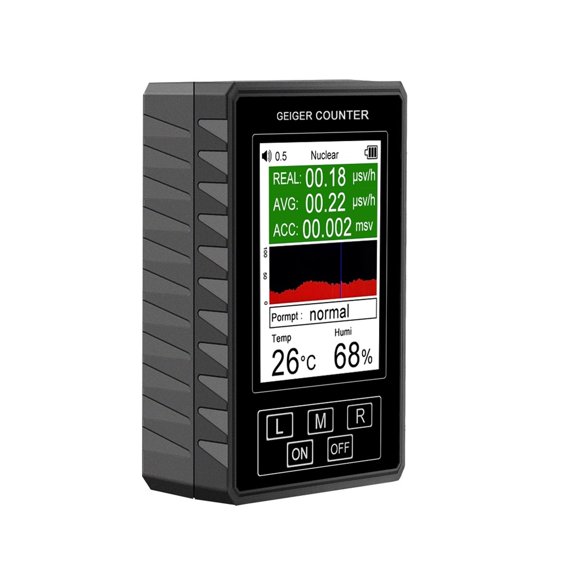 Nuclear Radiation Detector ir Counter Radioactive X Ray Tester Thermohygrometer EMF Meter Radiation Dosimeter ,Portable