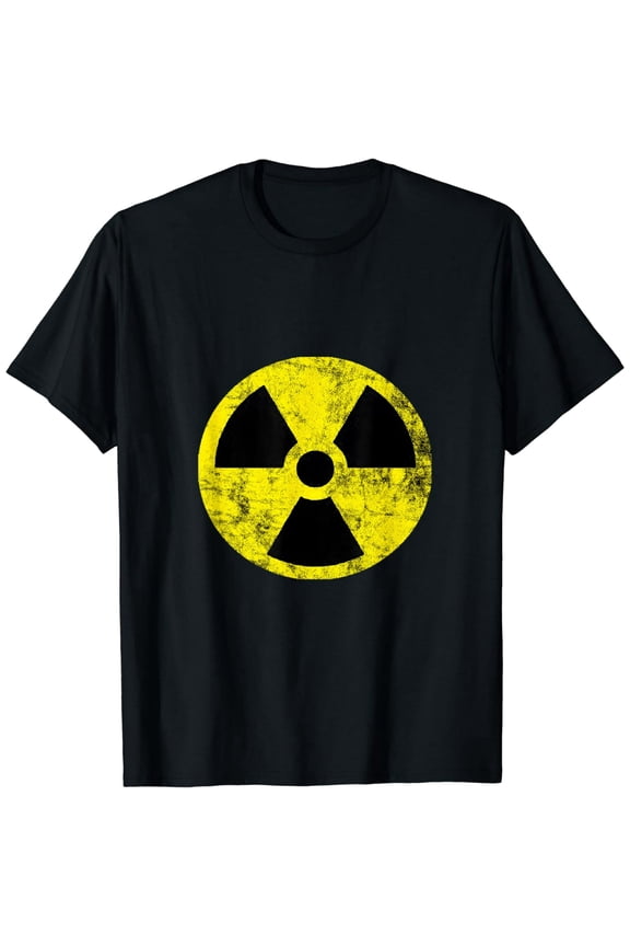 Nuclear Radiation Hazard Warning Fallout Symbol Sign Caution T-Shirt