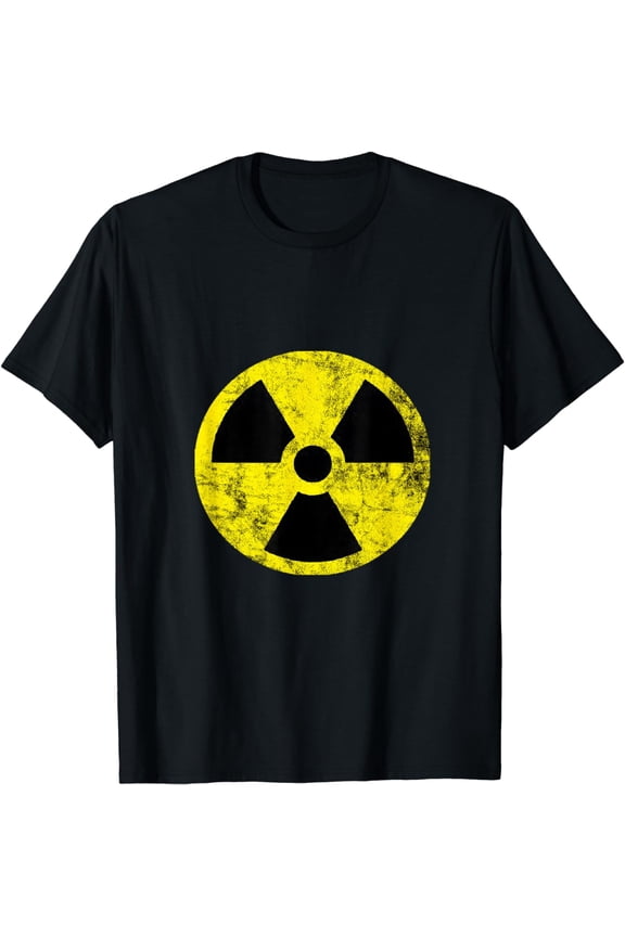 Nuclear Radiation Hazard Warning Fallout Symbol Sign Caution T-Shirt