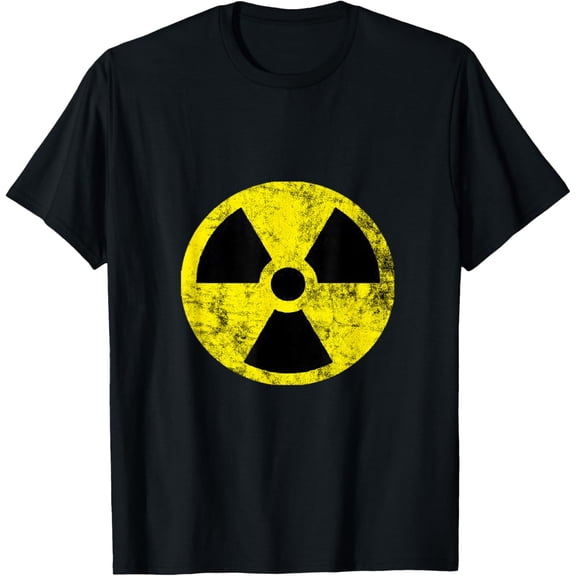 Nuclear Radiation Hazard Warning Fallout Symbol Sign Caution T-Shirt
