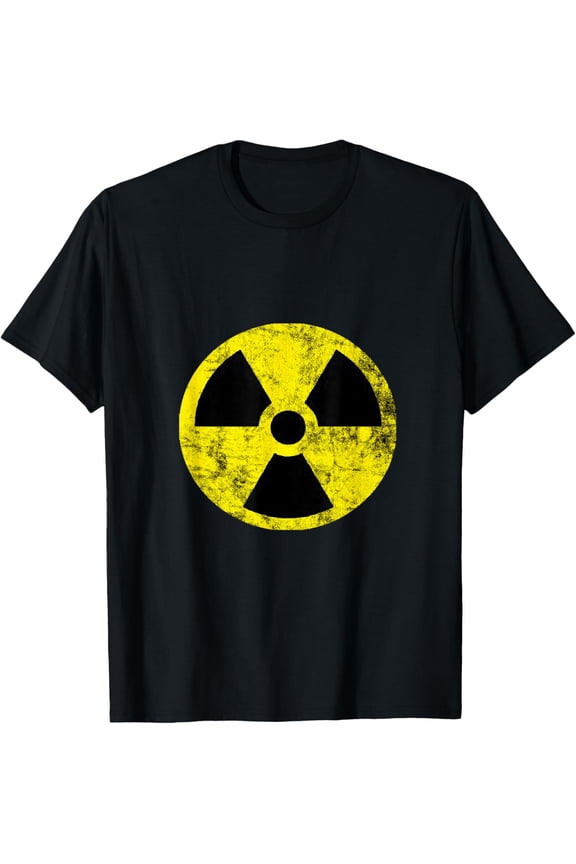 Nuclear Radiation Hazard Warning Fallout Symbol Sign Caution T-Shirt