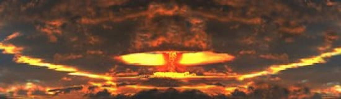 Nuclear explosion Canvas Art - Panoramic Images (40 x 12)