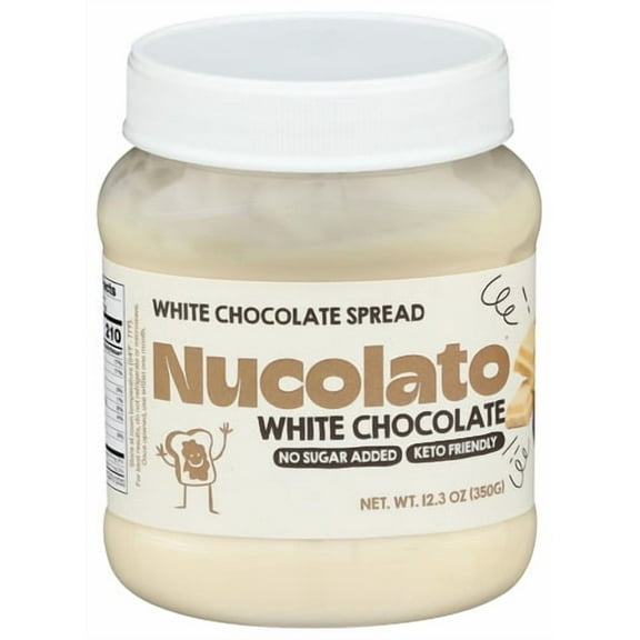 Nucolato White Chocolate Spread 12.3 oz (Pack of 6)