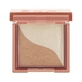Nude Eyeshadow Palette, Glazed Light Two Color Lazy Eye Shadow Plate